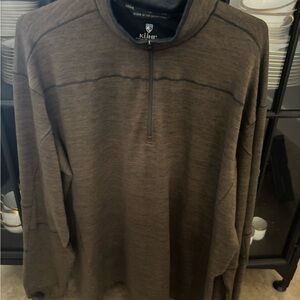 Kuhl Men's Zip-Up Sweater in Dark Brown
